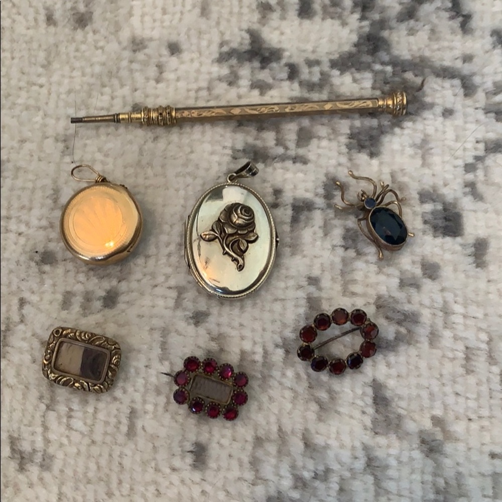 Lot of antique costume pieces